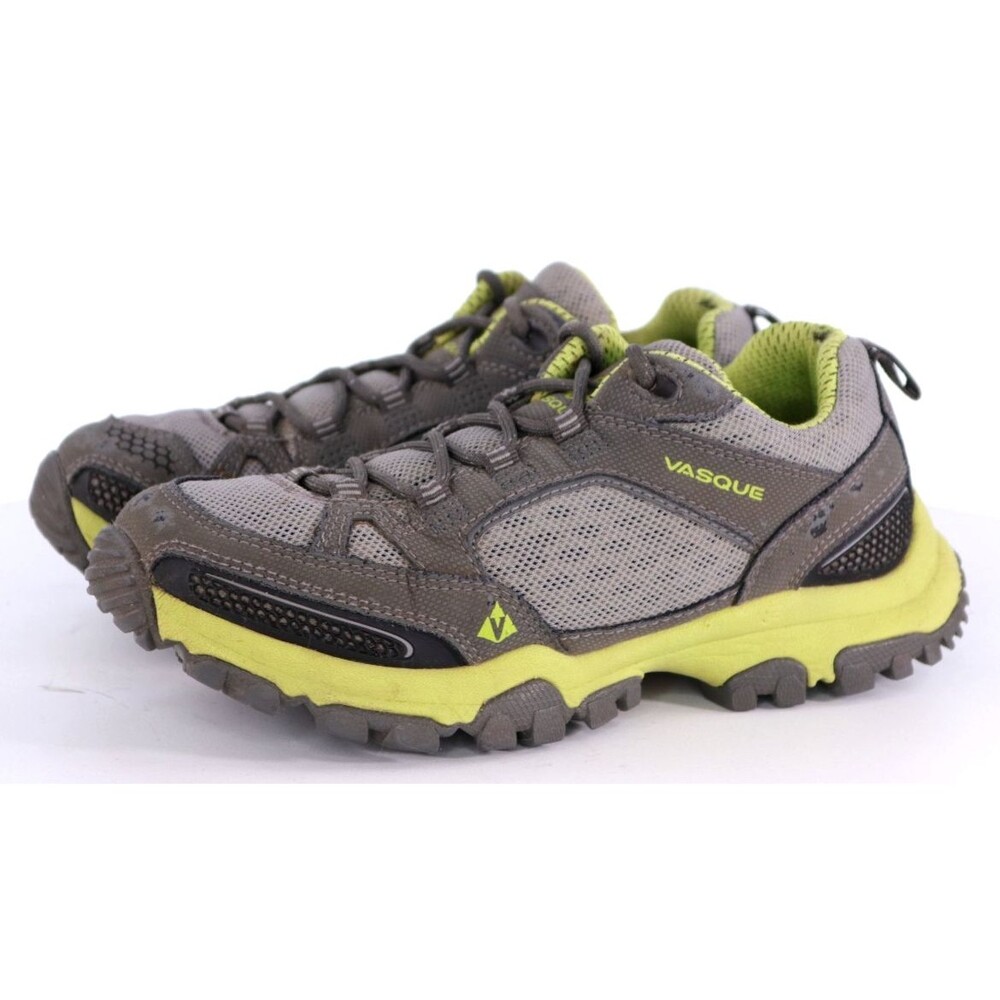 Vasque Inhaler Women's Low Trail Hiking Shoes Size 6 M Gray Yellow
